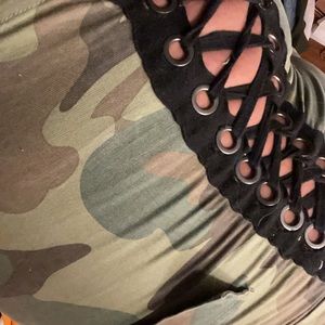 Fashion Nova Camo Shorts